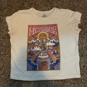 Super cute, Hollister baby tee. Worn 3-4 times